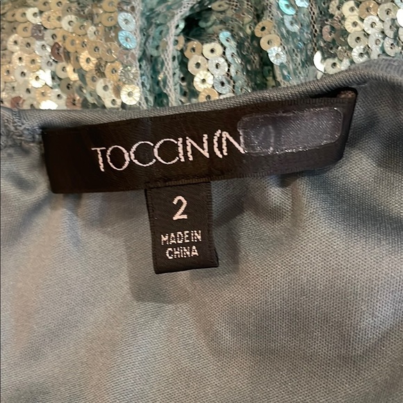 Toccin Sequin Cut Out Gown, 2 - Picture 5 of 17